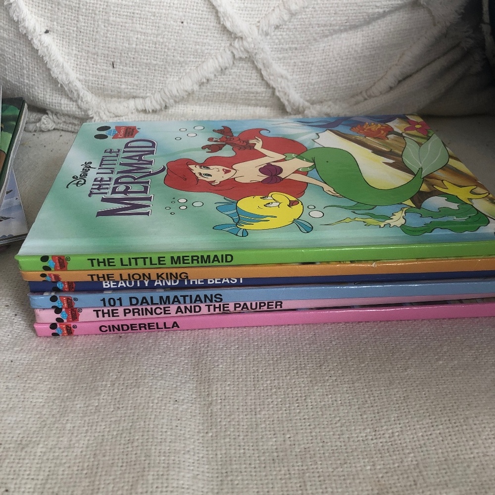 Lot of 6 Disney Wonderful World of Reading Hardcover Books
